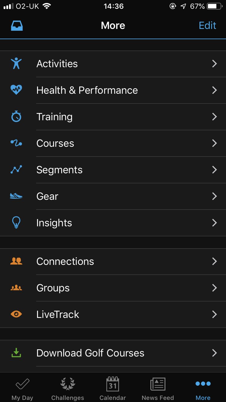 Get monthly mileage total from Garmin Connect mobile app - Beeston Runner
